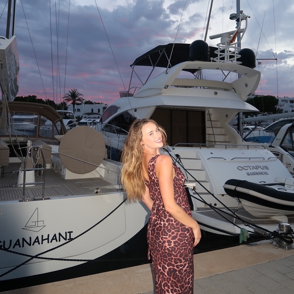 Beginning Boutique Verlaine Leopard Print Maxi Dress - Picture 6 of 8